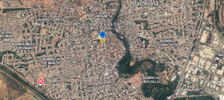 Iglesia Palabra Viva Barcelona, vista más lejana